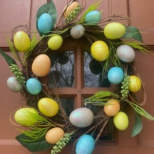 Colorful Easter Egg Wreath